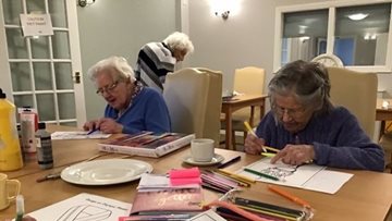 Olympic arts and crafts at Penrith care home